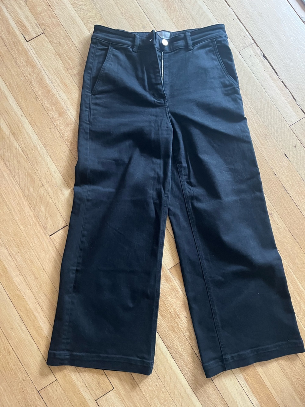 Everlane size 8 crop wide leg pants